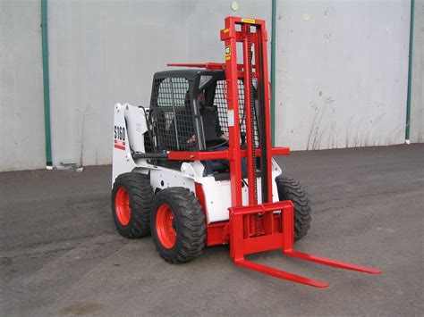 using a skid steer as a forklift|replacement forks for skid steer.